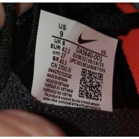 NIKE PHANTOM GT CLUB BLACK SOCCER CLEATS Men's Size 9 NEW - Picture 16 of 16